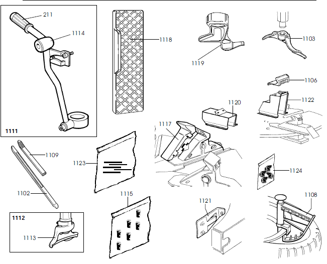 Parts Diagram for Corghi A9820TI