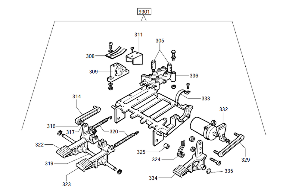 Parts Diagram for Corghi A2001S