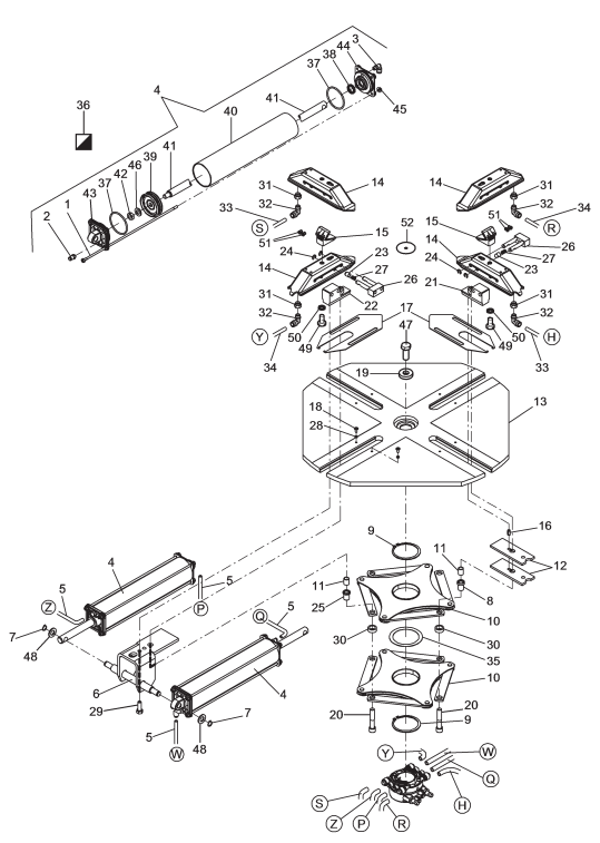 Rotary Model R140i Tire Changer Parts