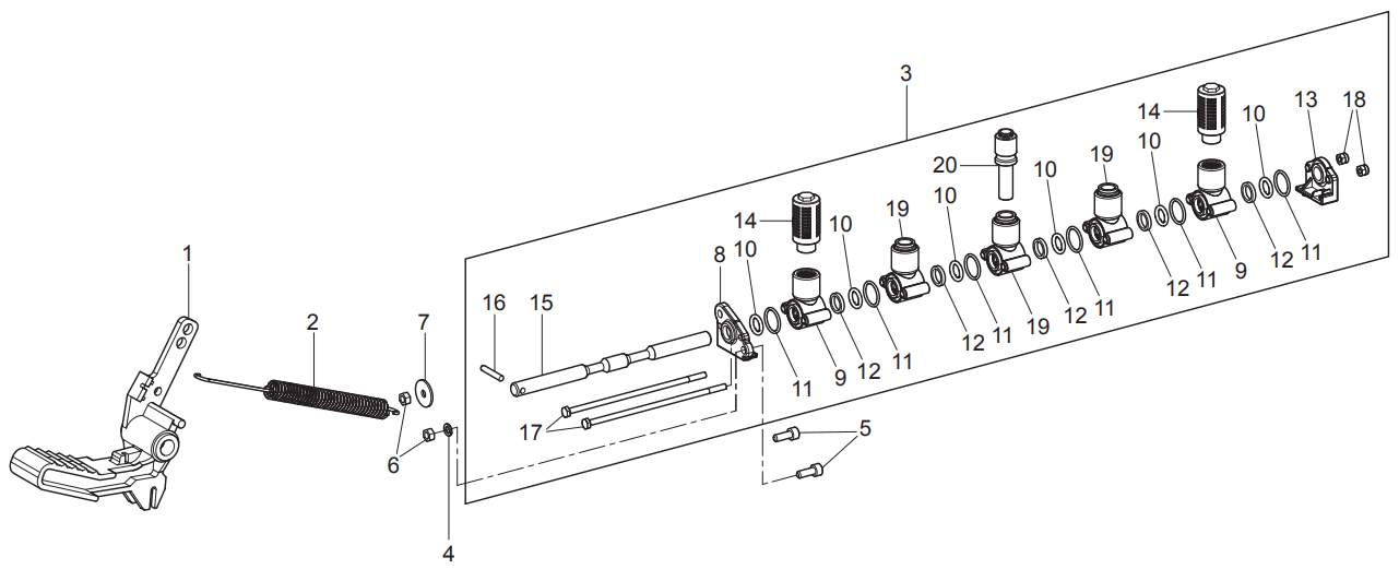 Rotary Model R140i Tire Changer Parts