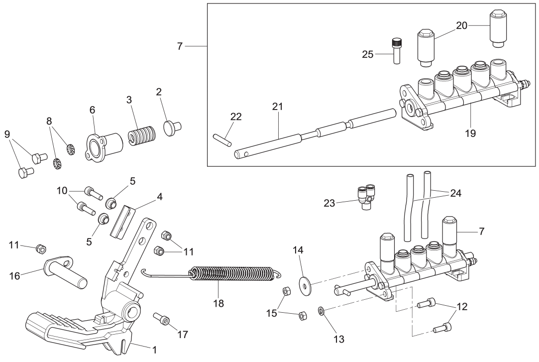 Rotary Model R140i Tire Changer Parts