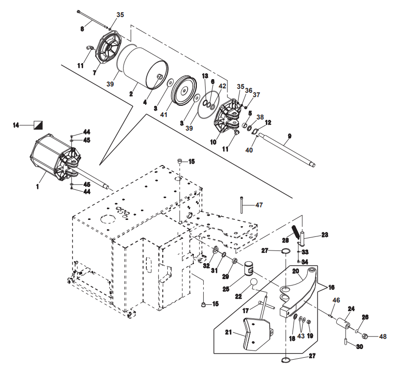 Rotary Model R140i Tire Changer Parts