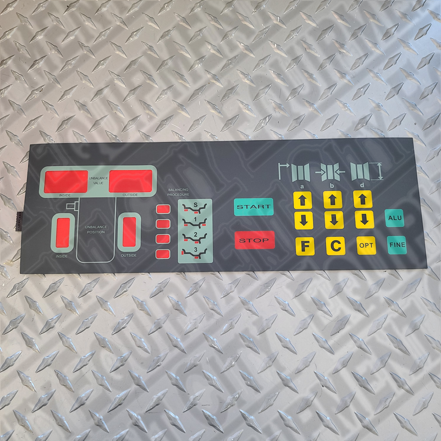 Eagle 1030 Wheel Balancer Display Overlay Membrane