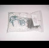 QSP 41-77-480 Rear Slip Plate Repair Kit for E|Q L421/L424 With 3 Rows of Black Retainers per side