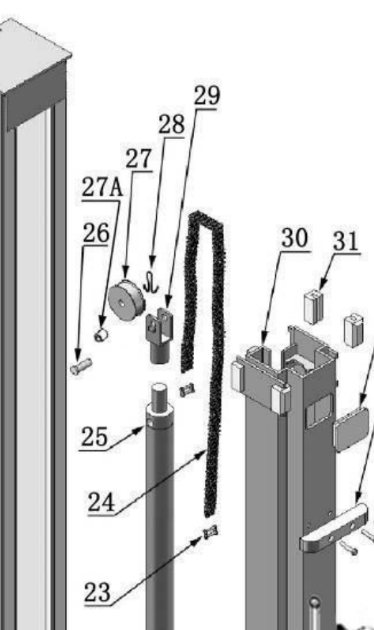 Atlas ATEATPKP201004 Chain Pulley Clevis Bracket 