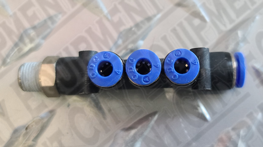 RP6-7351OE -1/8" 5-Way Manifold Valve Connection