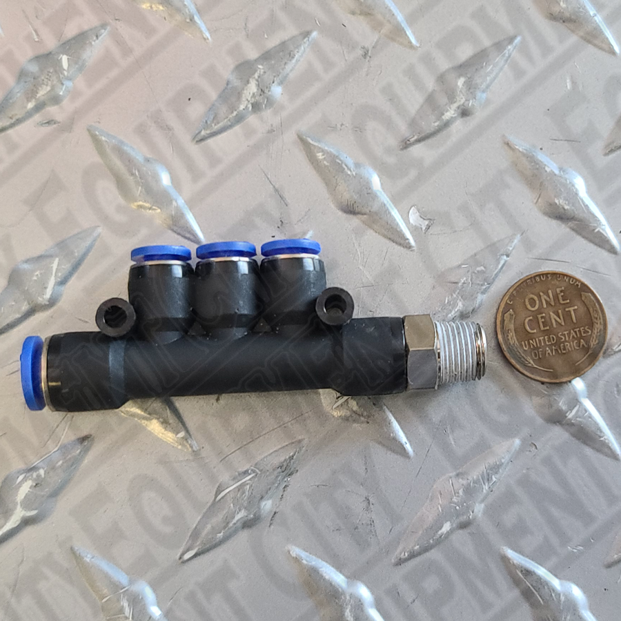 RP6-7351OE -1/8" 5-Way Manifold Valve Connection