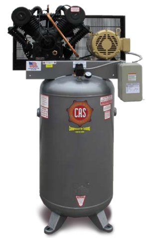 B71V86-Elite, 7.5hp, 80 gallon Vertical Tank, 5 Year Limited War