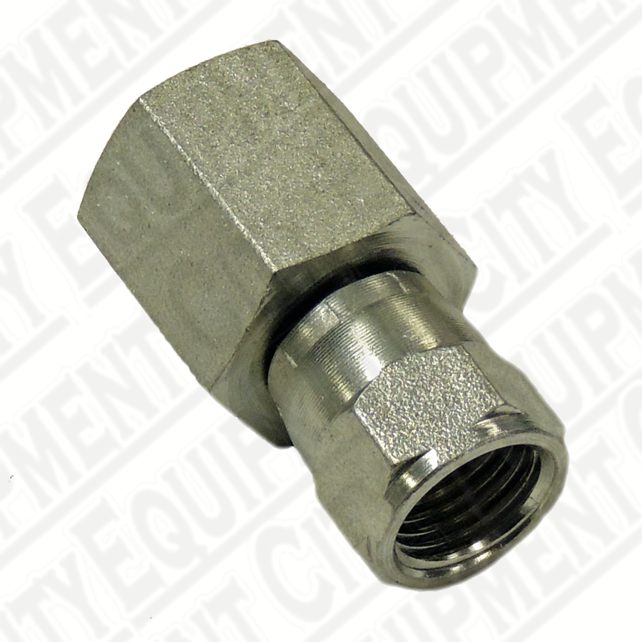 Challenger MR6-011 3/8 NPTF & #6 JIC 37 Degree Female Swivel Nut Adapter