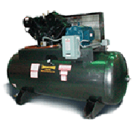 B103H86-Elite, 10hp, 3-Phase, 80 Gallon Horizontal Tank, 5 Year