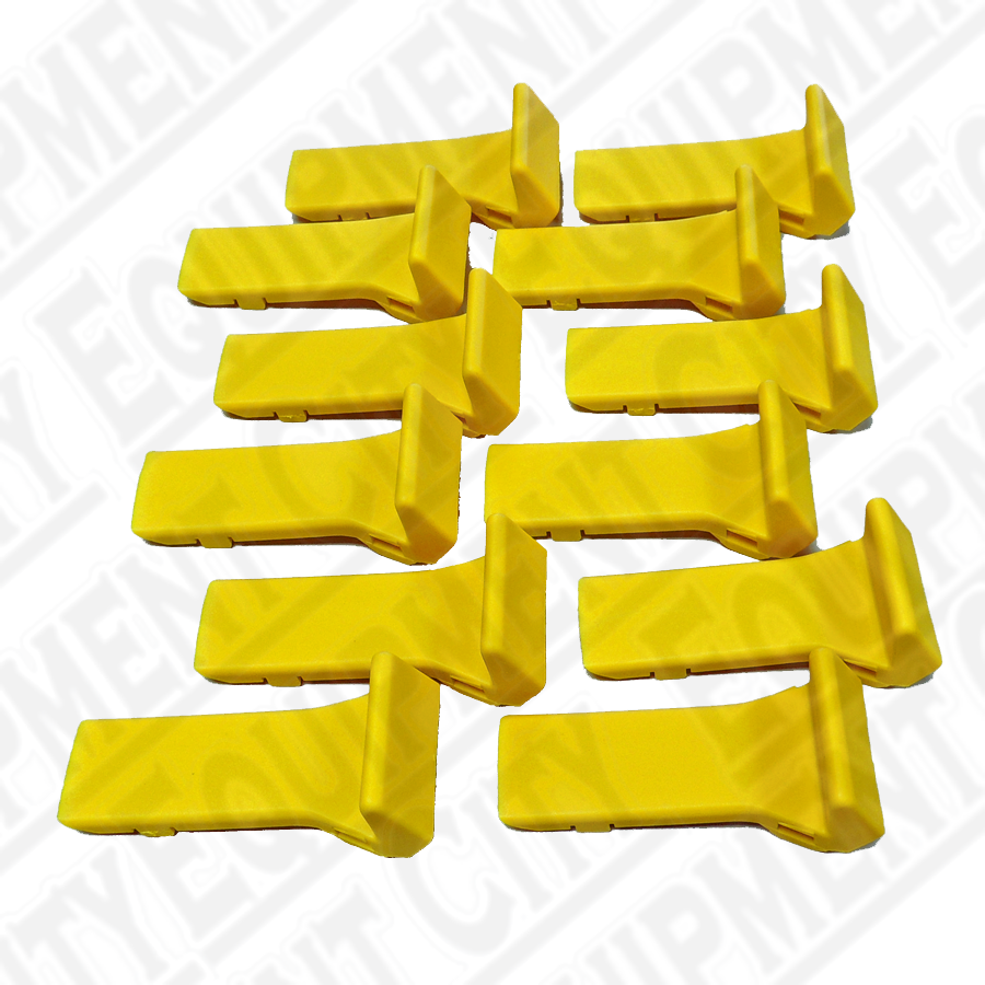 8-11100108 Corghi Yellow Plastic Inner Jaw Clamp Protector | 12ct. | Replaces 801254343