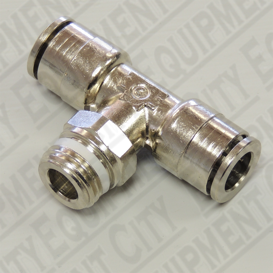 Corghi  4-402799 - 3-00287 1/4 Male Swivel T-Fitting to 8mm Female | Replaces 900438665 and 438665 RP6-2598