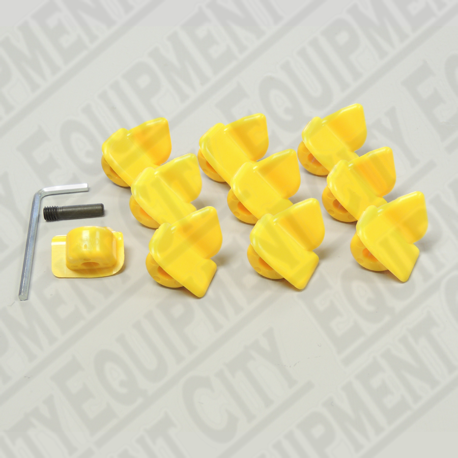 8-11100106 Corghi Yellow Plastic Inserts | Set of 10