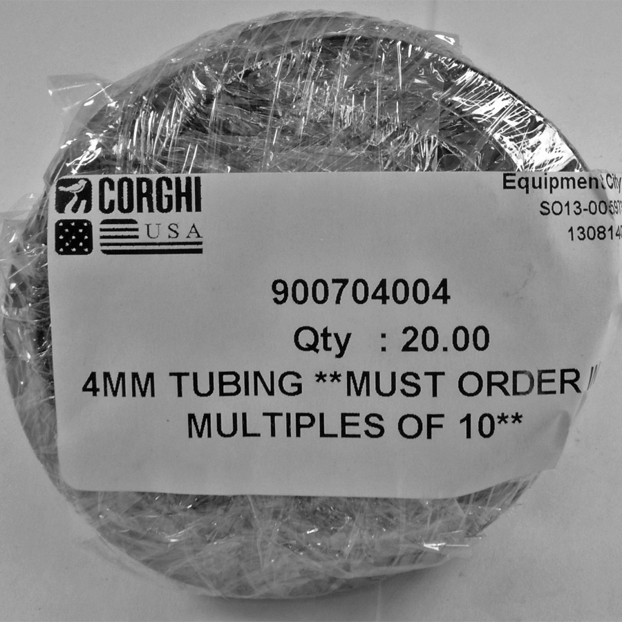 900704004  Corghi 4MM TUBING 10 Feet (Replaces 900704035 and 1-04035)