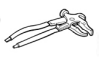 203841 Corghi Wheel Weight Pliers