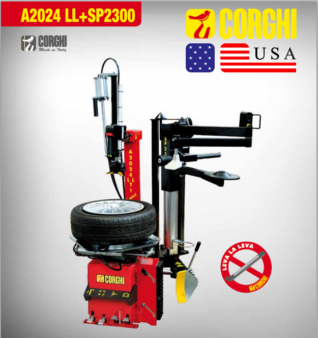Leverless Passenger Tire Changer with SP2000 Electric
