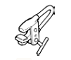 801227195 Corghi All Truck Units Aluminum Clamp