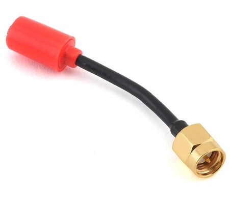 EMAX Nano 5.8g Antenna - RHCP (Red) 50mm SMA