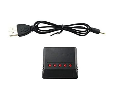  Lipo Battery Charger+5Pcs 3.7V 600mAh Battery 5in1 for Syma