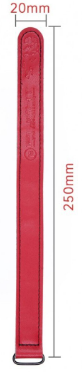 iFlight Microfiber strap 20*250MM-red 5pcs/bag