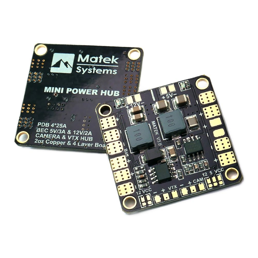 Matek Mini Power HUB with BEC 5V & 12V
