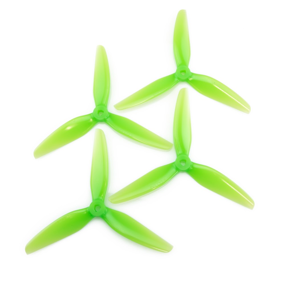 HQProp POPO DP 5.1X4.1X3 Propeller (Set of 4 - Light Green)