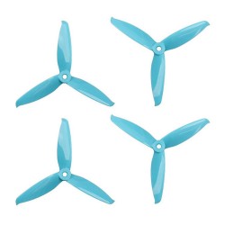 Gemfan 5152-"S" Tri-Blade Prop Blue