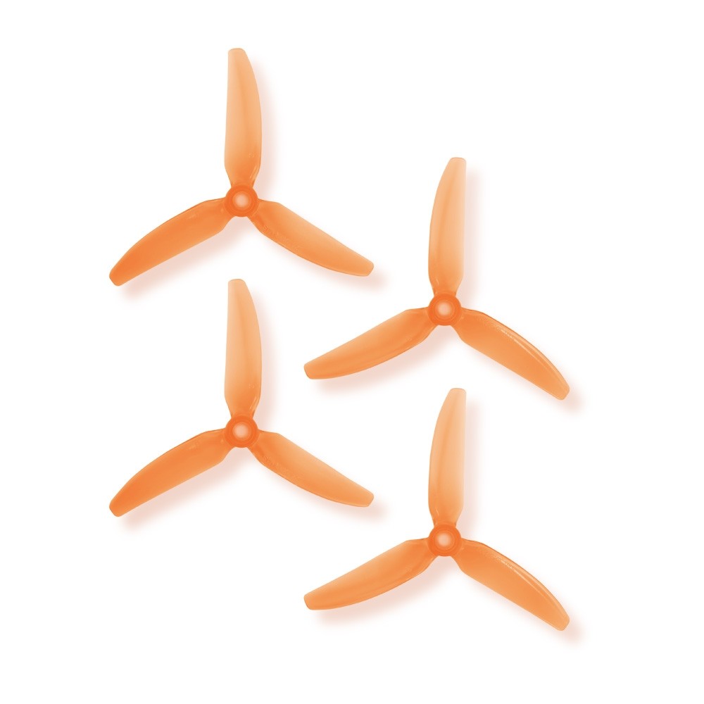 HQ 5x4.3x3 V1S (2CW2CCW) PC Light Orange