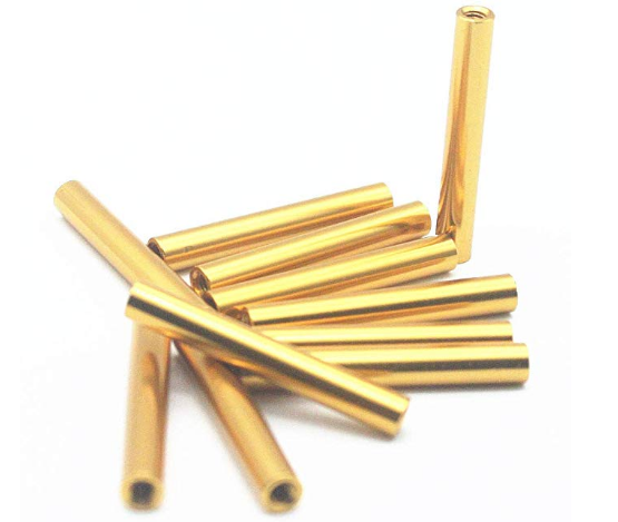 35mm Aluminum Standoffs round rods (Gold)