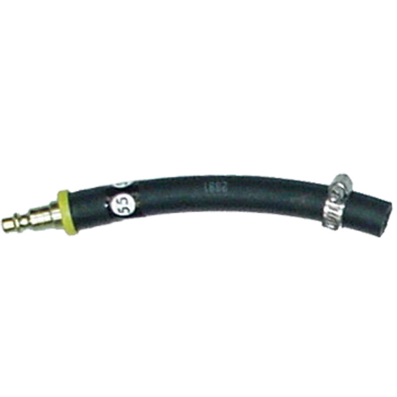 Flo-Dynamics 941805 3/8" DIA. RED OPEN END HOSE W/CLAMP [FEMALE] (IMPORT-1987 & NEWER) HOSE #55
