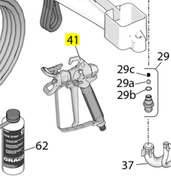 Graco 243011 Spray Gun For Magnum Sprayers