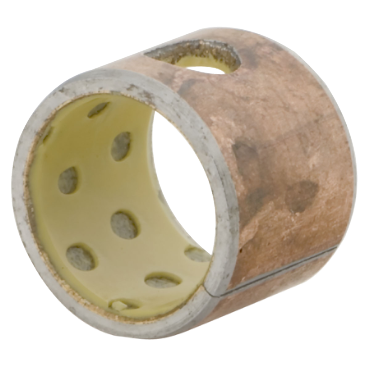 Garlock 12DXR12 Pre-Lubricated DXR Cylindrical Brass Bushing 0.75 in Inner Diameter 