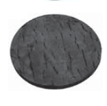 Replacement Rubber Pad for Ford Smith Lifts  OEM FS-203822  Round Thin Glue On  BH-7250-02T