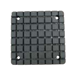 SVI BH-7256-20-KIT 4.75 Inch Square Rubber Pad Kit and Hardware for Bend Pak and Globe GV series  