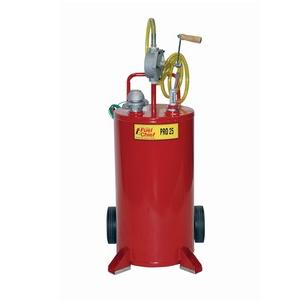 John Dow JDI-25GC 25 Gallon Steel Gas Caddy | Heavy Duty Pump