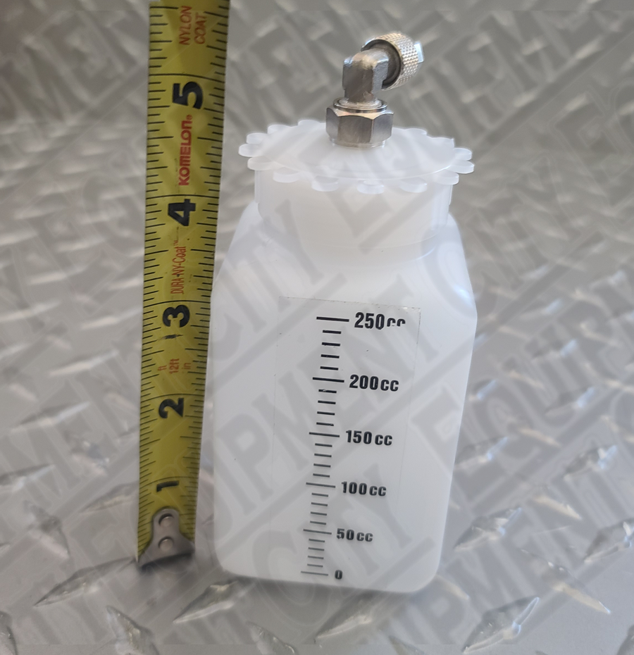 Mastercool 69788-18-U Used Oil Bottle w/Connectors