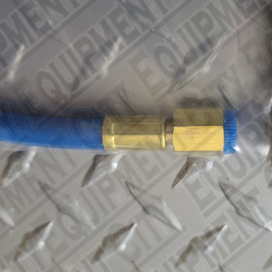 Mastercool 69887-27-14B Commander Series Blue Low Side Hose with Ball Valve 14 Inch