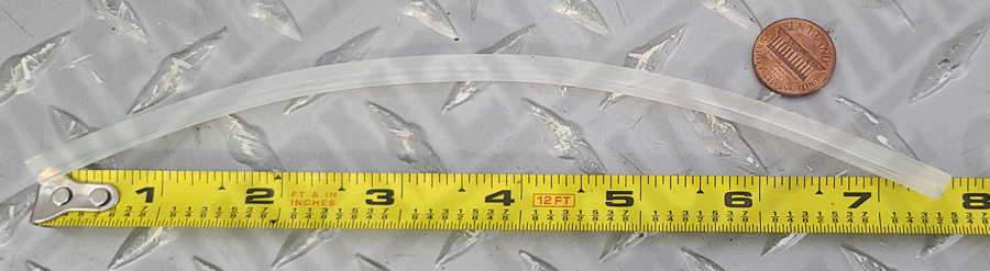 Mastercool 69887-27-8T  7-3/4" Used Oil Bottle Silicone Tube SV