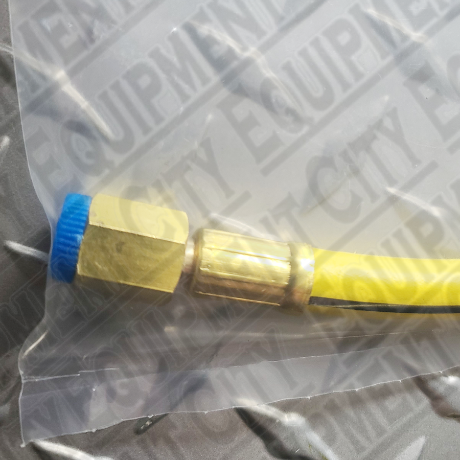 Mastercool 69887-27-8Y Commander Manifold Block to Vacuum  Pump 8 inch Yellow Hose