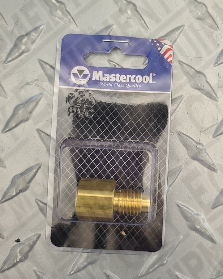 Mastercool 82733 1/4mm -F x 1/2" Acme-M Connectors Hose Adapter