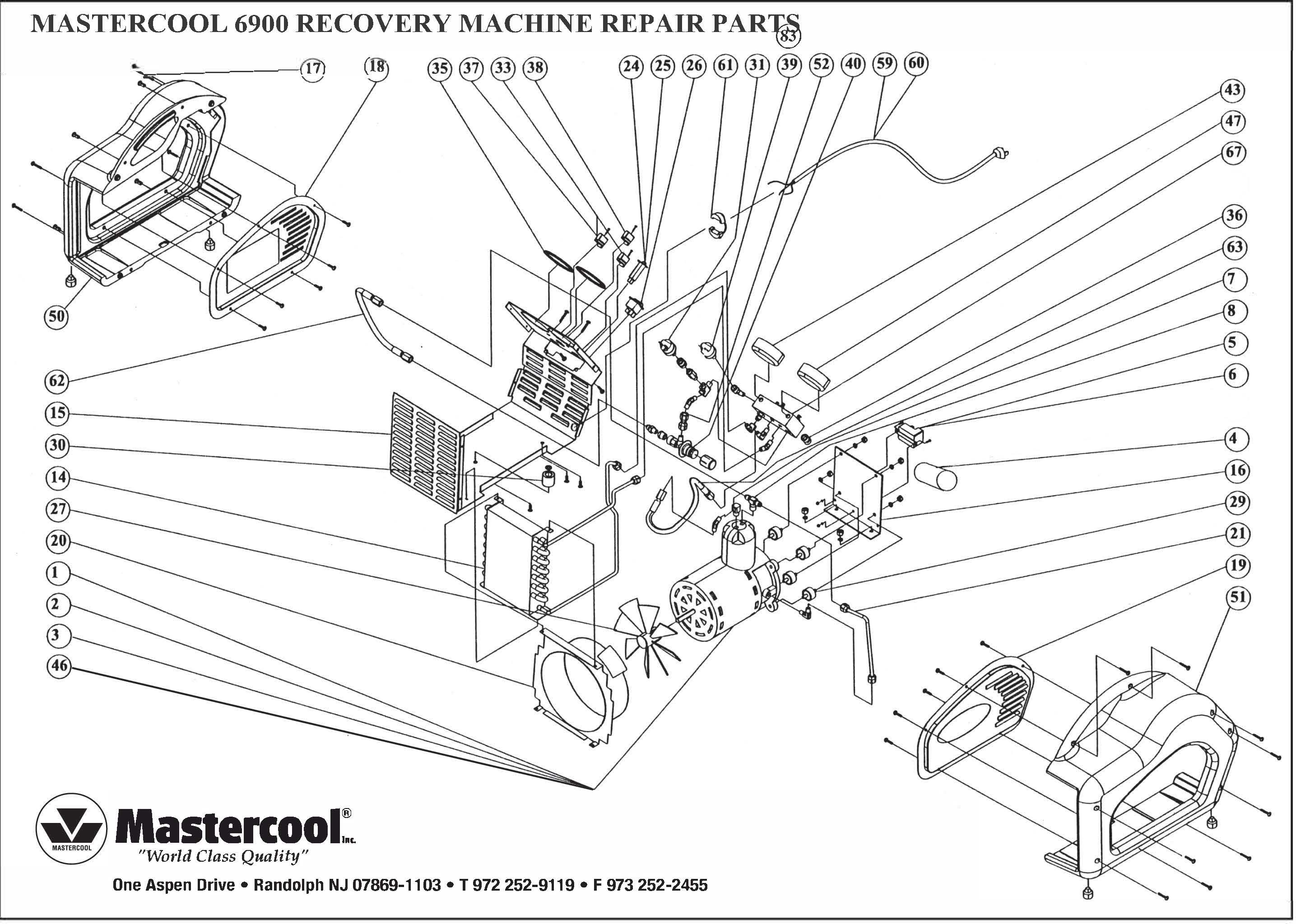 Mastercool 6900 Recovery Unit