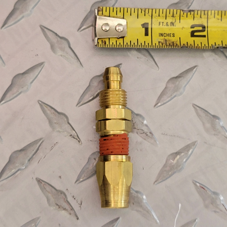 Coilhouse PSM0404 PU Reusable FTG 1/4" ID x 1/4" MPT Swivel