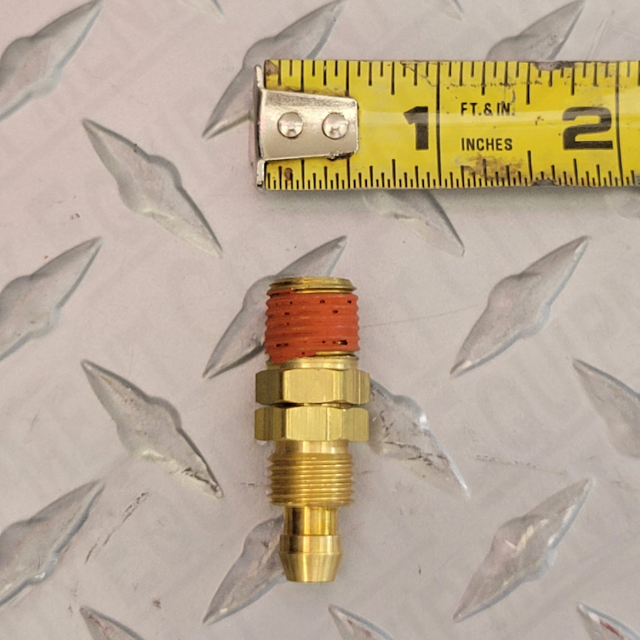 Coilhouse PSM0404 PU Reusable FTG 1/4" ID x 1/4" MPT Swivel