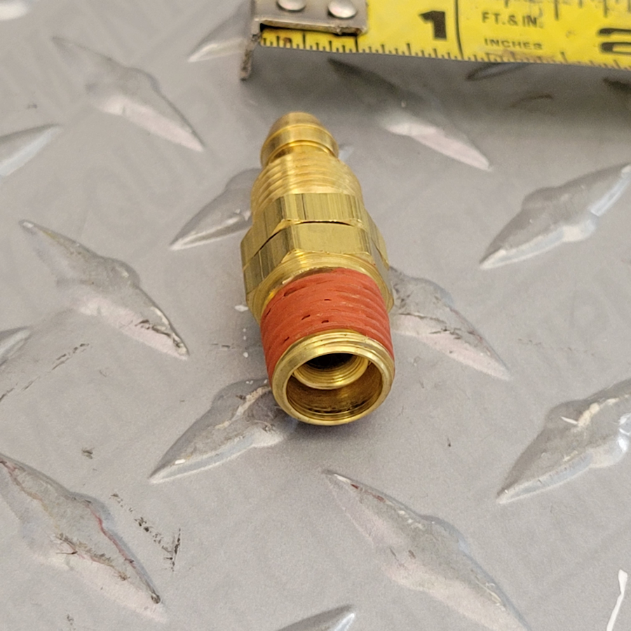 Coilhouse PSM0404 PU Reusable FTG 1/4" ID x 1/4" MPT Swivel