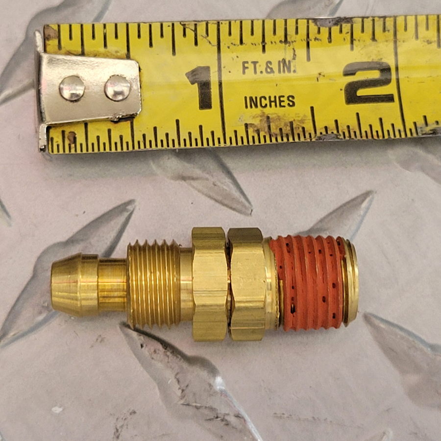 Coilhouse PSM0404 PU Reusable FTG 1/4" ID x 1/4" MPT Swivel