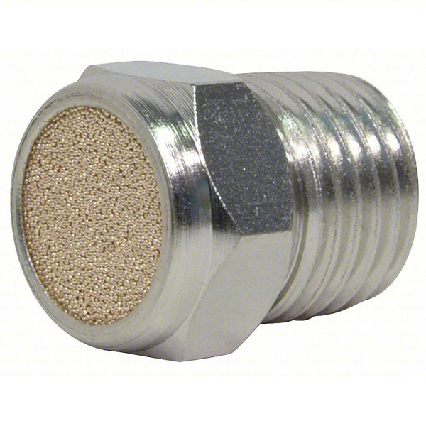 1/8" NPT Stainless Steel  Sintered Mini type Silencer Muffler
