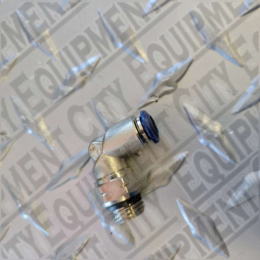 90 Degree Swivel Push Fitting 1/4" Unifit Thread 1/4" Tube
