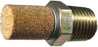 P28 1/4 NPT Sintered Stainless Steel Exhaust Muffler