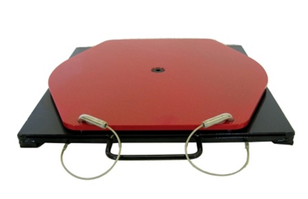 Quality Stainless 25-131 Mild Steel MEDIUM-DUTY turnplates with Dynamic Load Control  - 2 per set