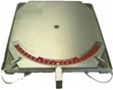 QSP 25-24-SSP Heavy-Duty Truck "Stainless Steel" Turnplates with pointer. (2)